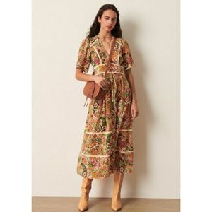 ba&sh Benja Maxi Dress Size L NWT